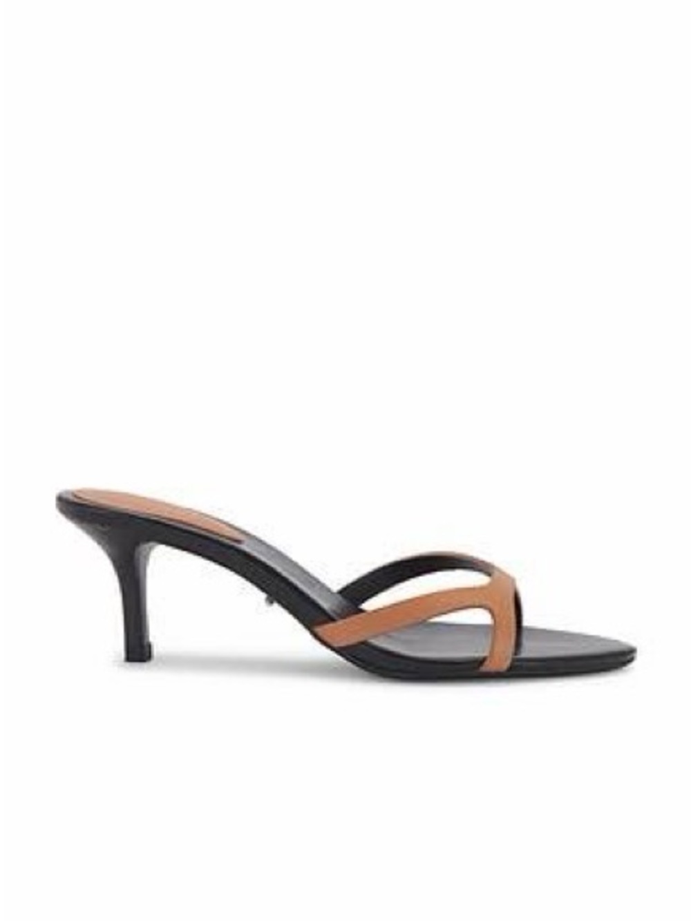 Tony Bianco Daisy    Black & Tan Low Heel Strappy Mule REVOLVE NIB